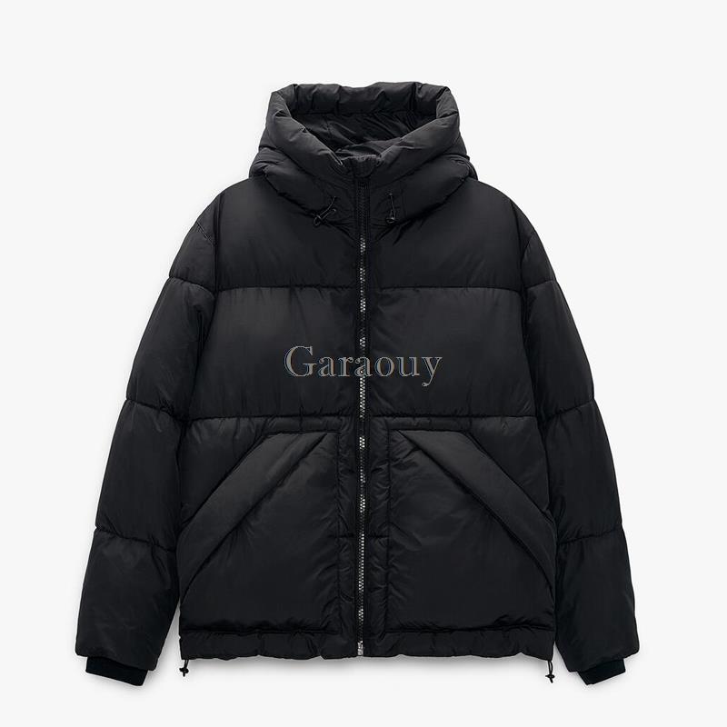 Garaouy-abrigo de algodón para hombre, Parkas cálidas, chaquetas ajustadas acolchadas a prueba de viento, ropa de calle, invierno, 2022