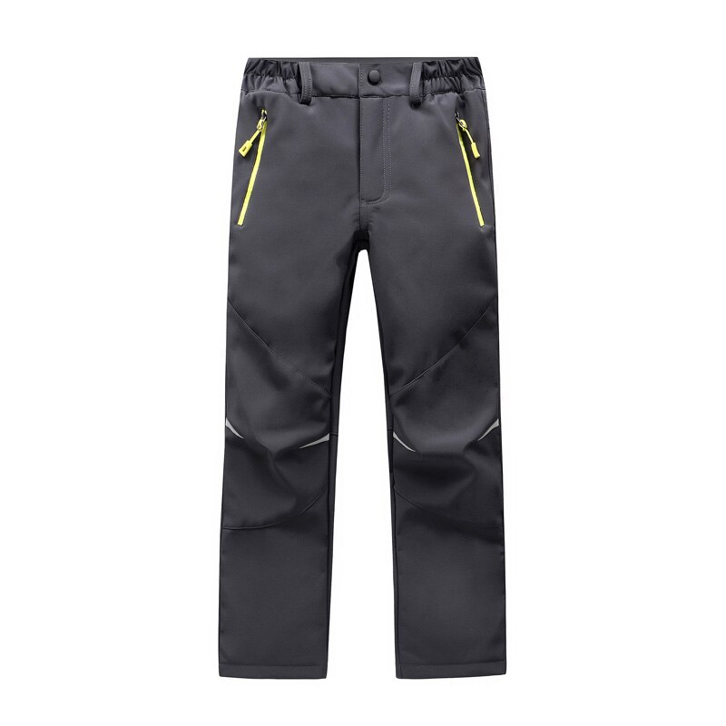 Hiver automne pantalons pour enfants en plein air à séchage rapide coque souple pantalons imperméables garçons filles coupe-vent garder au pantalons de ski