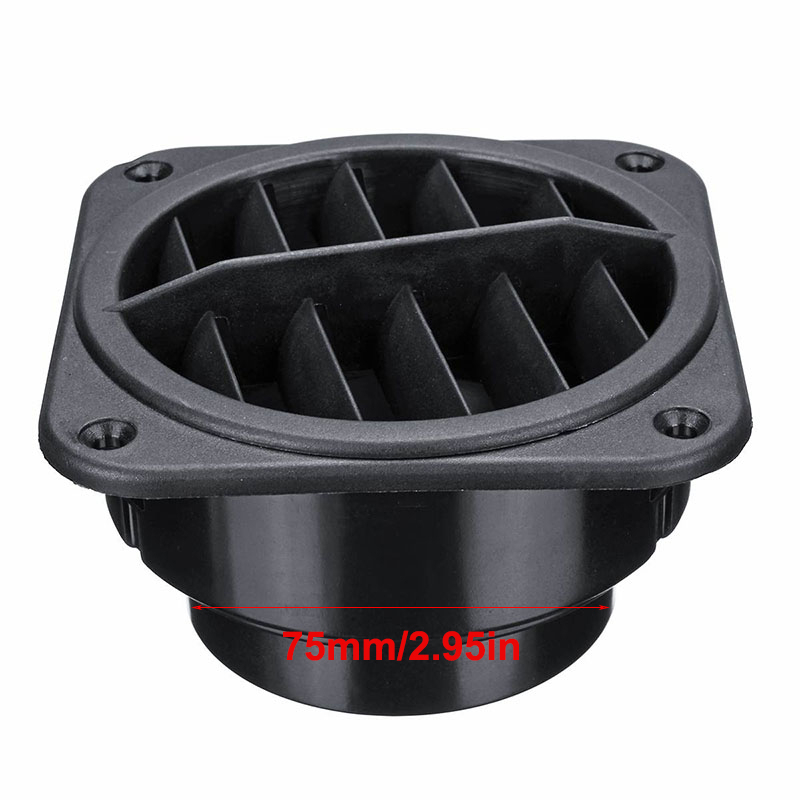 60mm Car Air Vent Outlet flat Diesel Heater Air Heater Ducting 6cm fit For Webasto Eberspacher Diesel Parking Heater: 75mm