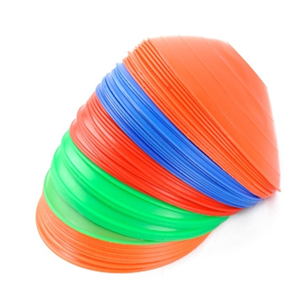 Outdoor Sport Voetbal Rugby Speed Training Disc Cone Cross Track Ruimte Marker Inline Schaatsen Cross Speed Training 5Pcs