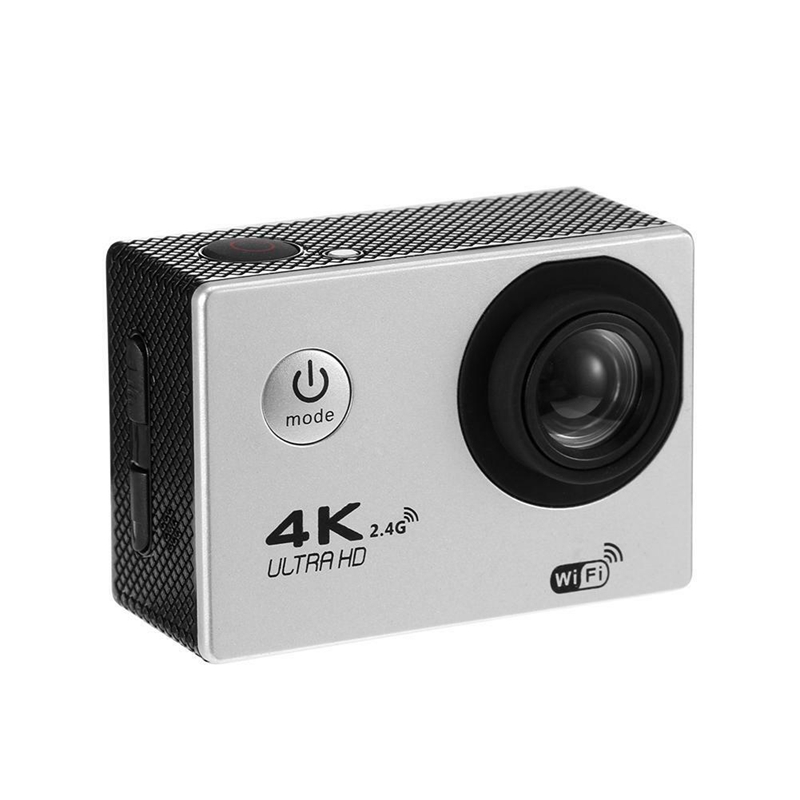 4K Wifi Actie Camera 1080P Hd 16Mp Helm Cam Waterdicht Dv Afstandsbediening Sport Video Dvr Wit