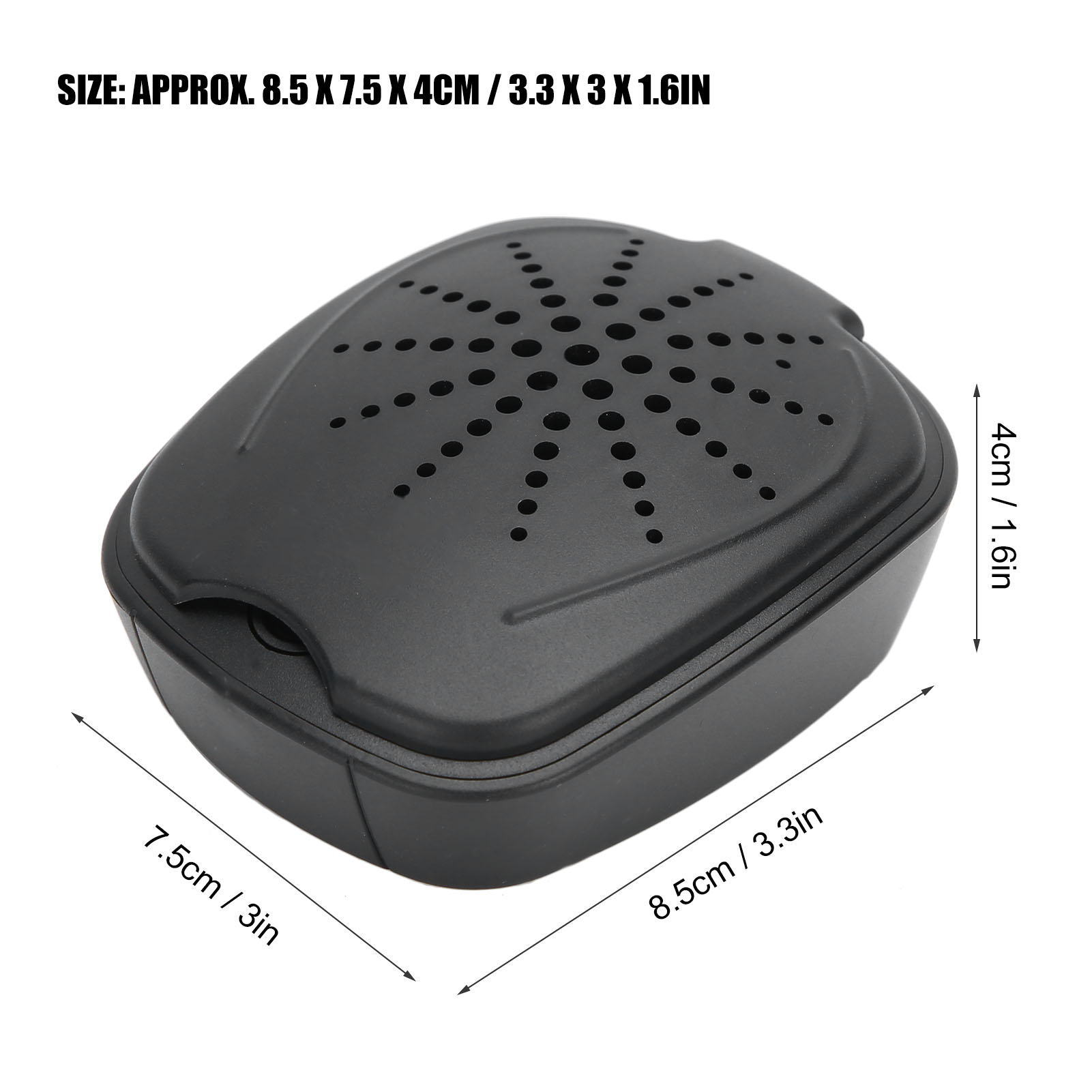Mini Hoortoestellen Drogen Doos Elektrische Usb Uv Drogen Doos Hoofdtelefoon Ontvochtiger Vocht Proof Uv Droger Case Versterker Accessoire
