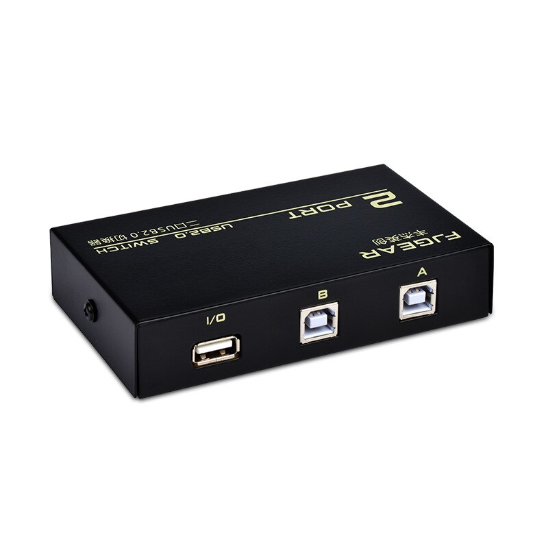 2 Port USB2.0 Manual Sharing Switch Box for 2 Computer PC To Share 1 Printer Scanner switcher FJ-1A2B
