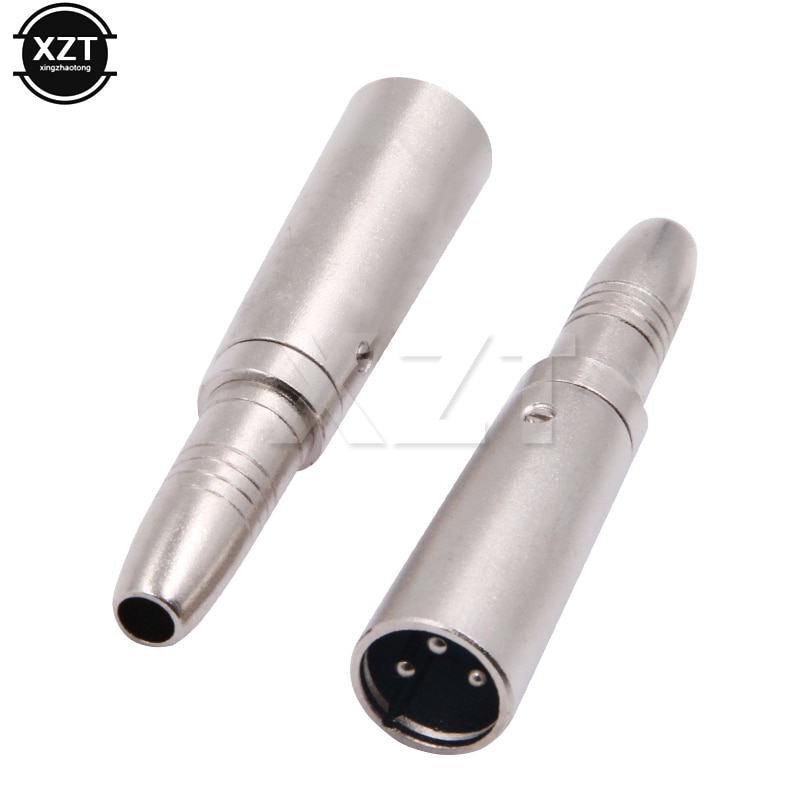 Mic 3 Pin Xlr Male Plug Naar 1/4 Inch 6.35Mm Mono Vrouwelijke Jack Audio Kabel Mic Adapter