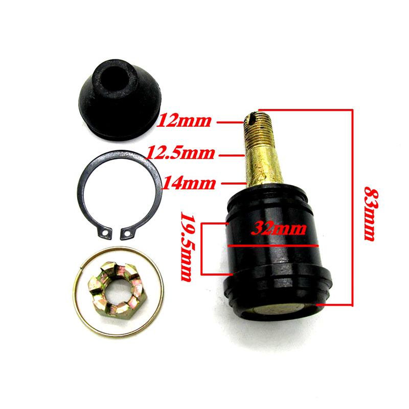 M12 Ball joint Fit Lower ARM Ball Joint Fit For Chinese ATV UTV Go Kart Buggy Quad Bike Vehicle Parts