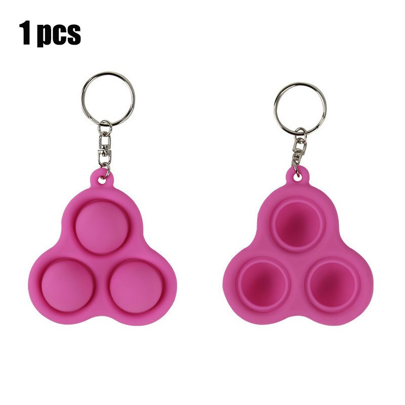 1pcs Fidget Simple Dimple Toys Stress Relief Hand Fidget Toys For Children Adults Early Educational Autism Special Need Toys: Pink