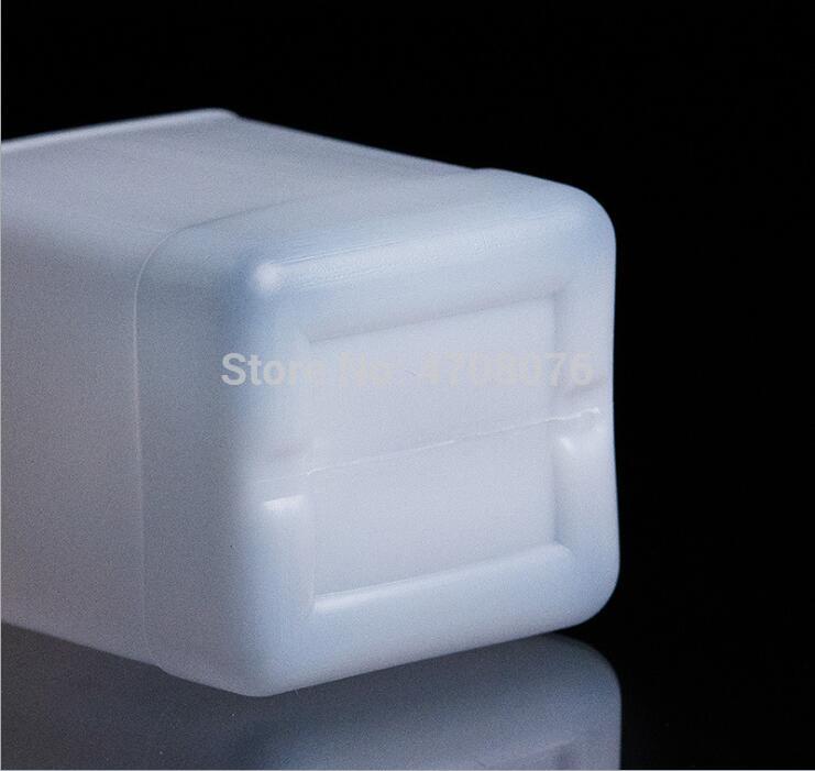 PE lab reagent bottle with scale mark Plastic sample bottle with screw cover rectangle for chemical experiment 500ml 6pcs/pack