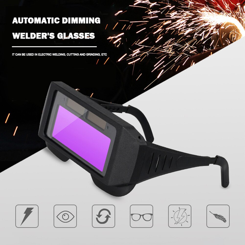 Auto Darkening Welding Helmets Automatic Light Change Cutting Grinding Protective Eyeglasses Soldering Protective Equipment