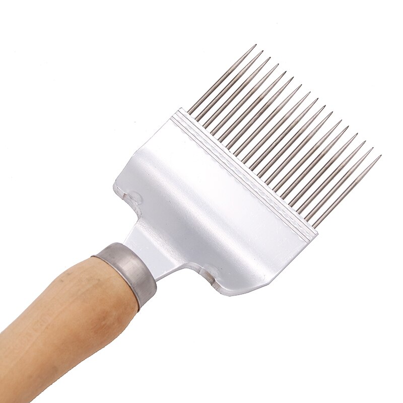Tenedor con agujas para quitar la miel, rastrillo y pala de 17 Pines, herramientas para apicultura, elimina las impurezas de los abejas, suministros para insectos
