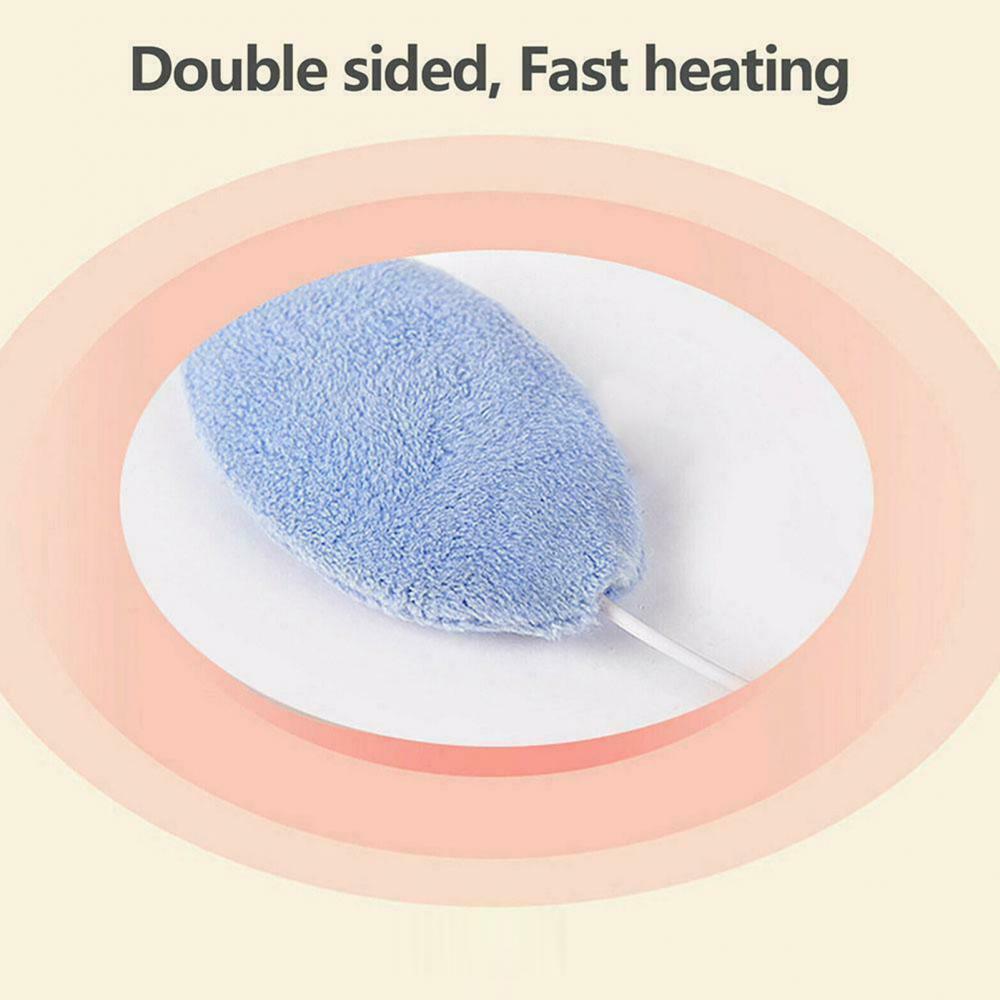 Electric Mini Hand Warmers USB Rechargeable Removable Soft Plush Cover Heater