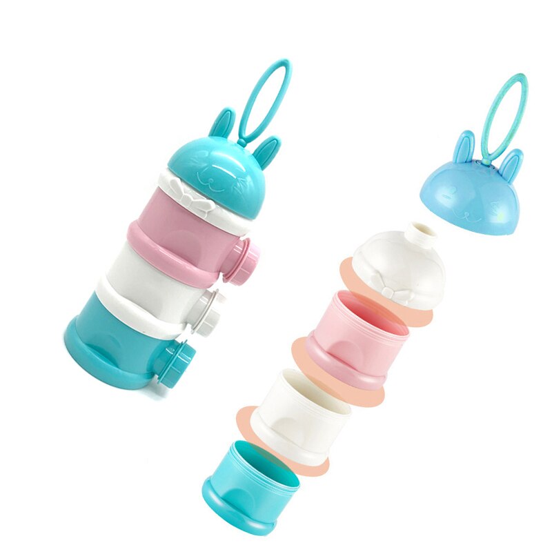 Portable Milk Powder Formula Dispenser Container Storage Essential Cereal Boxes Toddle Baby Snacks Food Storage Box