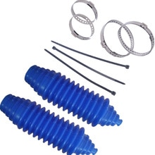 Silicone Gaiter Pinion Boot Rack And Pinion Steering Boot Kit Blue Accessory Parts Replacement 2 Set Universal