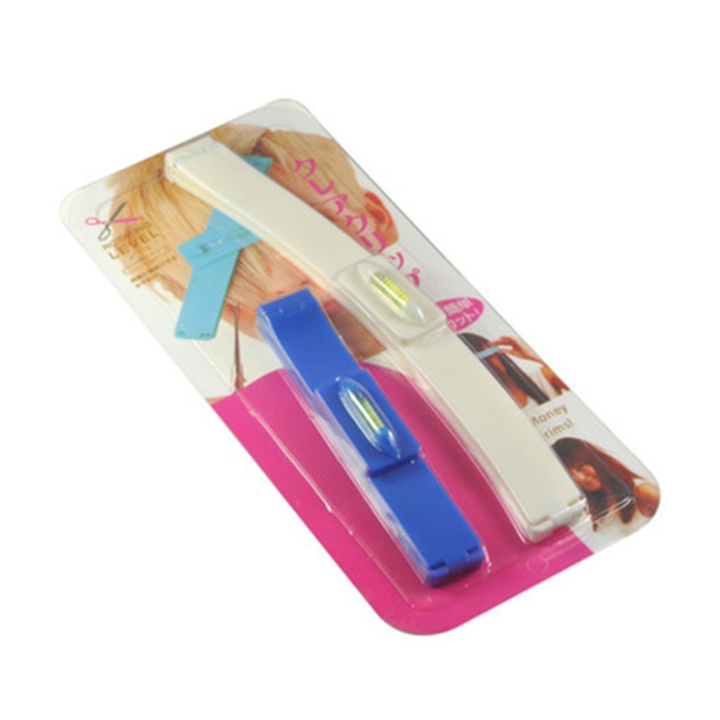 Hair Trimmer Fringe Cut Tool For Layers Bangs Scissor Clipper Over Comb Guide Home Hair Styling Level Ruler: Default Title