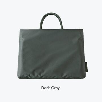Zebella Business Simple Style Nylon Briefcases Men Female Bags Briefcase Bag Solid Office Bags For Male Laptop 13 inches: dark gray