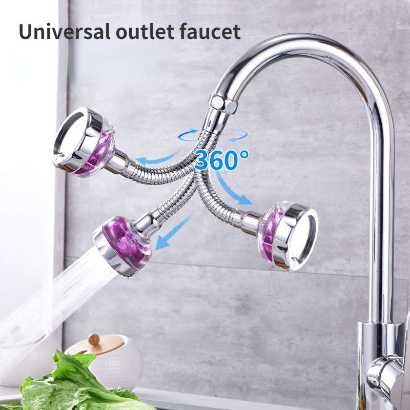 360 ° Rotatie Keukenkraan Badkamer Kraan Beluchter Waterbesparing Hoge Druk Nozzle Tap Adapter Badkamer Sink Spray Douche
