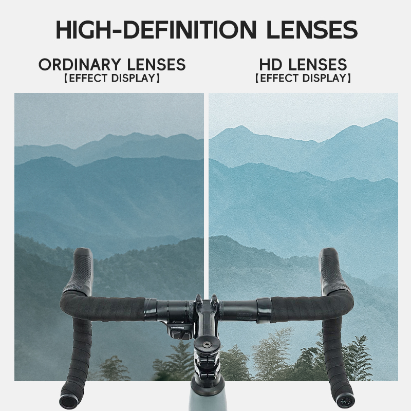Gafas de ciclismo ROCKBROS, gafas ligeras sin marco para bicicleta, lentes de alta definición, gafas de protección para bicicleta de carretera, gafas deportivas
