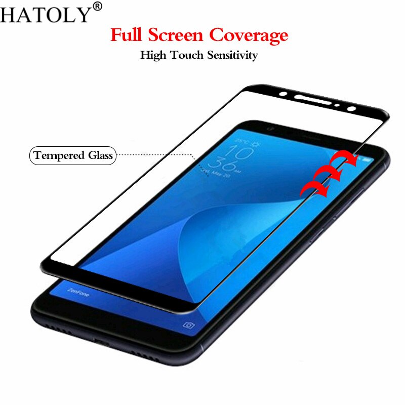 2 pièces verre trempé pour ASUS ZenFone Max Pro M1 ZB602KL protecteur d'écran couverture complète ASUS Zenfone Max Pro M1 ZB602KL X00TD Film