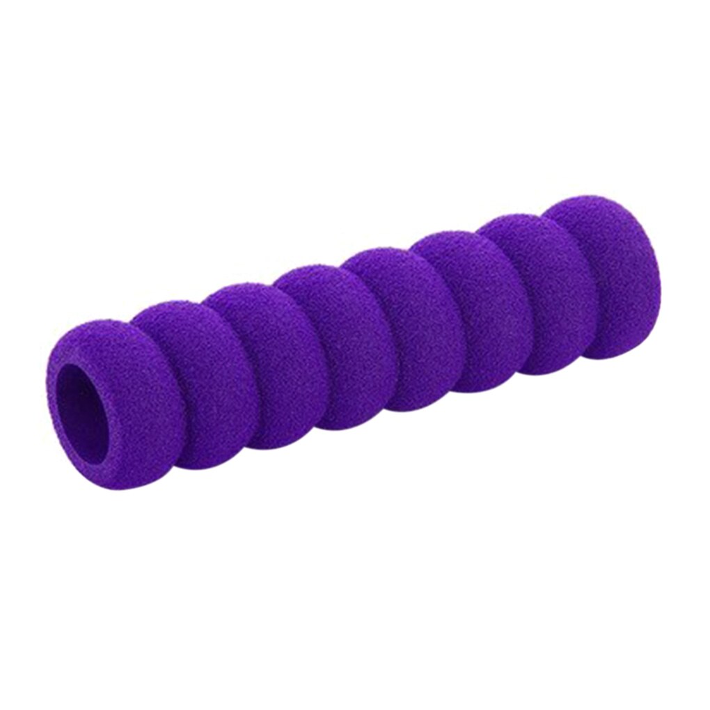 Mehrere Farben Spirale Tür Griff Abdeckung Praktische Anti-Kollision Schaum Tür Knopf Ärmel flexibel Knopf Abdeckung: 1 Stck Violett