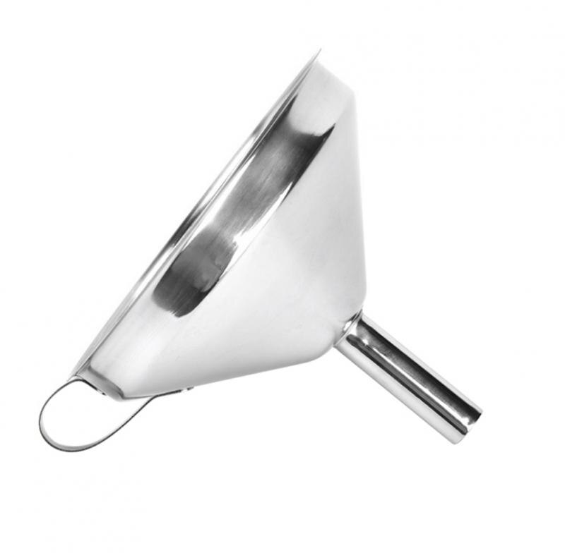 Durable Stainless Steel Funnel Pouring Oil Liquid Decanting Funnel Jam Strainer Easy To Clean Canning Kitchen Tools