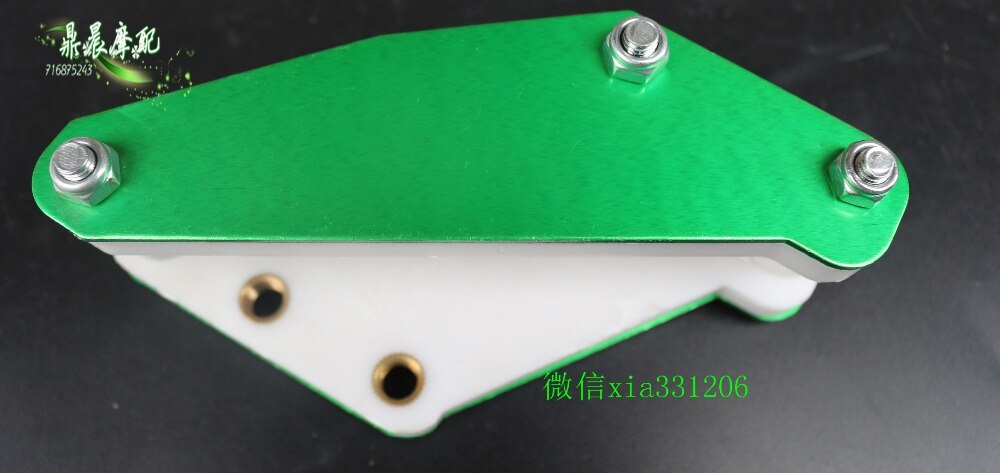 Protector de cadena protectora de aluminio para bicicleta, rodillo de cadena protectora para motocross XR CRF 50 70 110 125 140 150 160cc, color verde
