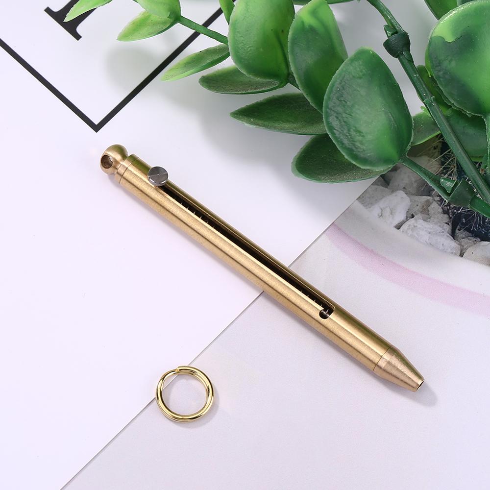 Bærbar tannpirker holder rote stativ titan legering  tc4 tannpirker utendørs camping applikasjon trykk-dra fjær tannpirker