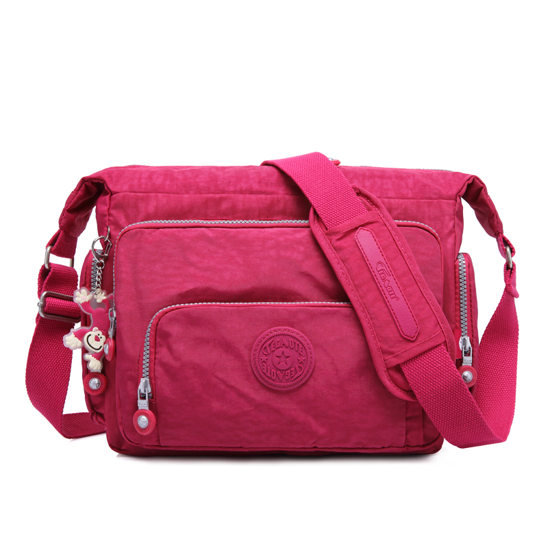 TEGAOTE Messenger Bags Women Crossbody Shoulder Bag Lady Bolsa Feminina Mujer Large Solid Beach Travel Bag Female Zipper: 1