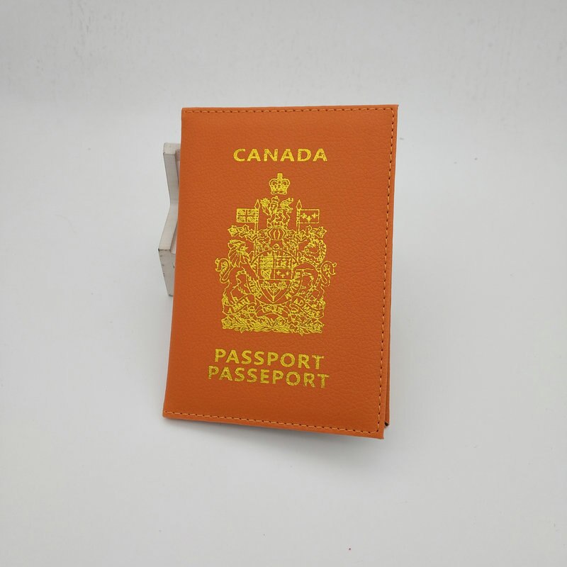 Canada Travel Passport Holder Bag Multifun Leather Canadian Passport Cover Case Wallet for Men Women