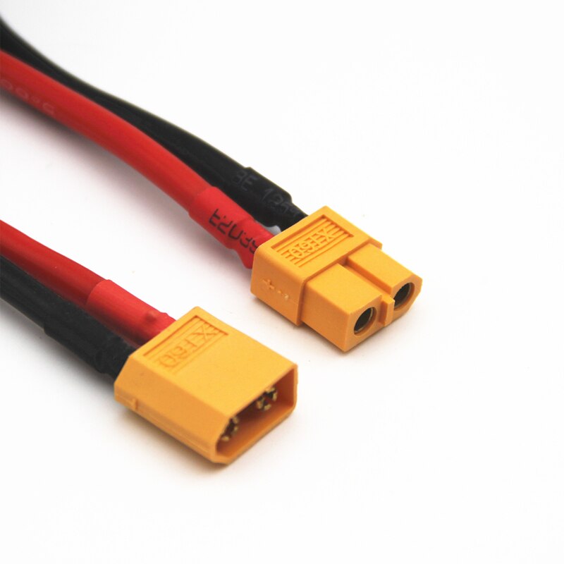 Enchufe macho hembra T XT60, conector con cable de silicona de 100mm 14AWG iMax b6, accesorio para carga de batería Lipo/ni-cd RC