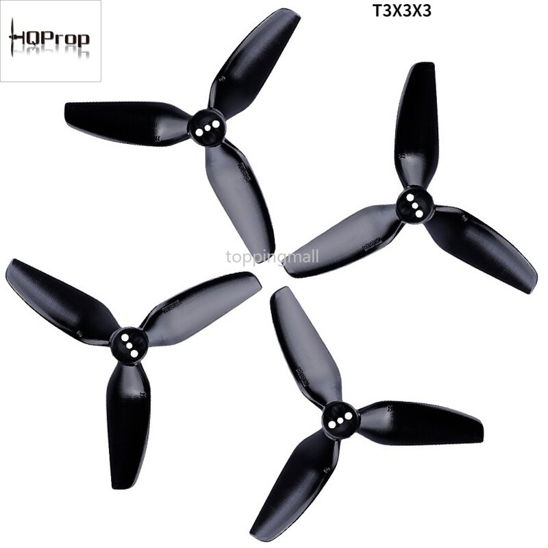 HQ Durable Prop T3X3X3 T3x4x3 3-Blade 3 / 4 Inch Propeller FPV High Efficiency for RC Helicopter Drone