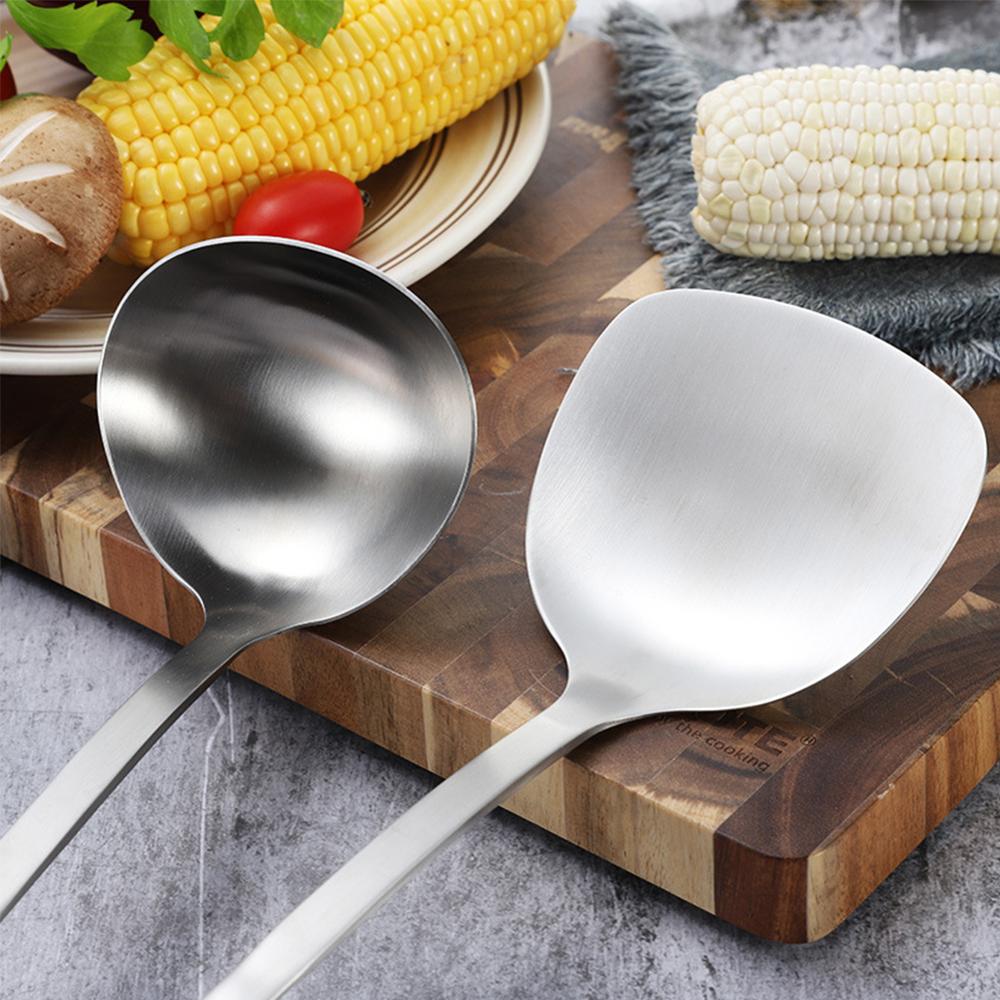 Keuken Spatel Lange Handvat Soep Lepel Thuis Zeef Koken Vergiet Keuken Scoop Rvs Servies