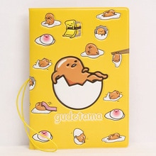 Lazy Egg Passport Cover Wallet Bag Travel Accessories Women PU Leather ID Address Holder Portable Boarding Card Cover