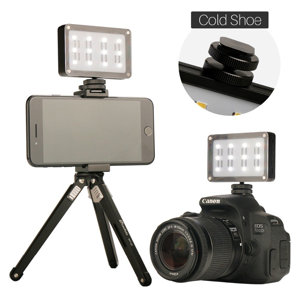 Ulanzi CardLite Mini LED Video Light Camera Light Dimmable Portable 5500K Photography Lighting Fill Light for iPhone Android