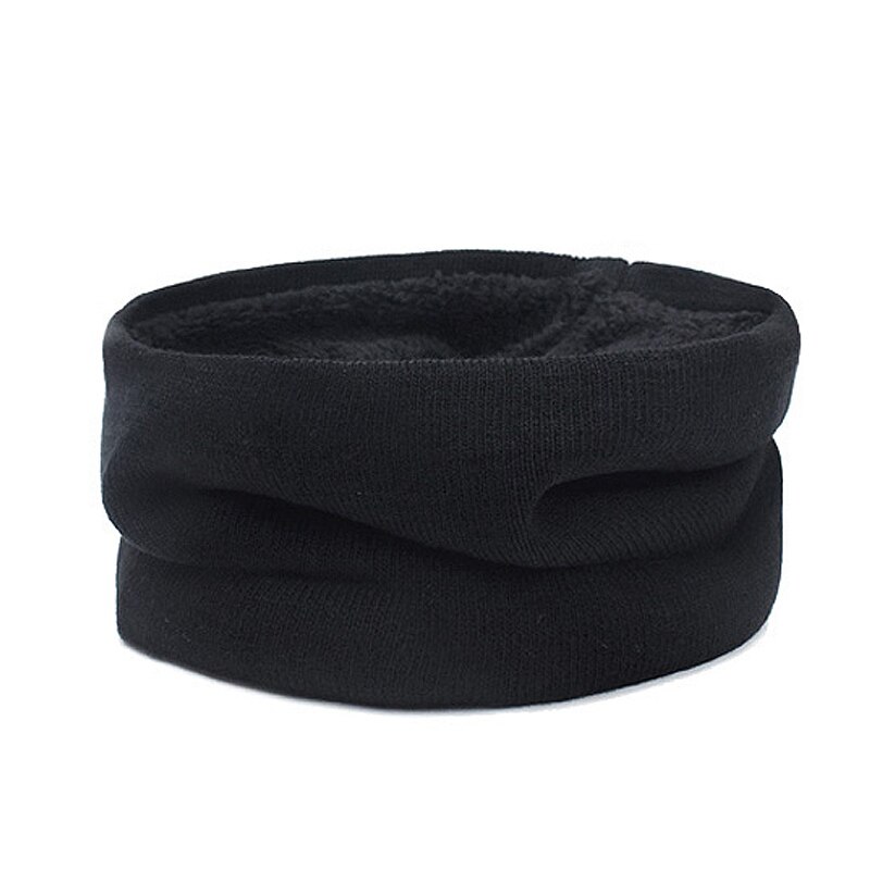 Hats Scarves Gloves Three-Piece Set Men Women Winter Warm Screen Touch Hat Thickscarf Glove Suits Boys Girls Beanies Scarf Set: Scar A