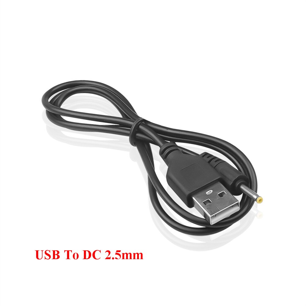 Draagbare 5V 2A Usb Naar Dc 5.5 Mm 2.5 Mm Usb Power Supply Kabel Snoer Adapter Oplader Jack Plug voor Tablet: USB To 2.5mm