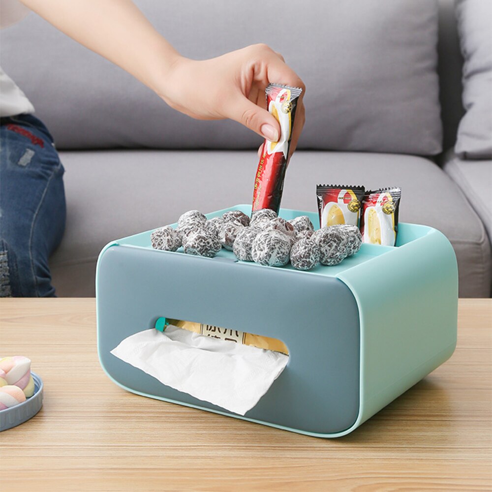 Desktop tissue box toilet box tissue roll papir tissue box vandtæt hjem badeværelse køkken hotel bil arrangør dekorationsværktøj