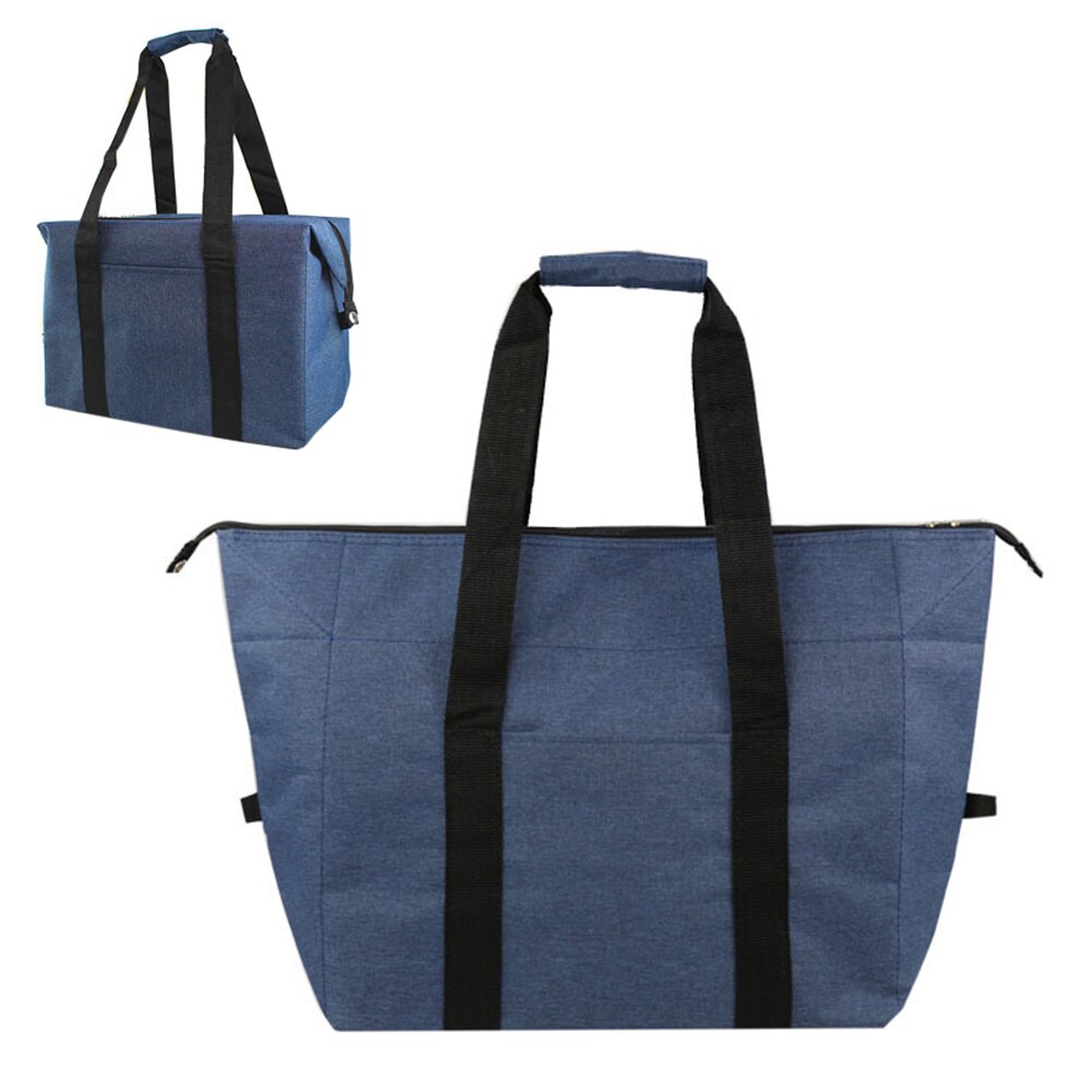 Cooler Bag Portable Insulated Cooler Bag for Travel Hiking Beach Picnic BBQ Party: Blue L