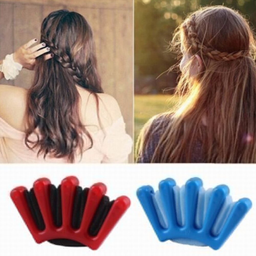 1pc Diy Styling Tools Wonder Sponge Hair Braider Twist Styling Braid Tool Holder Clip For Women Girl Accessories