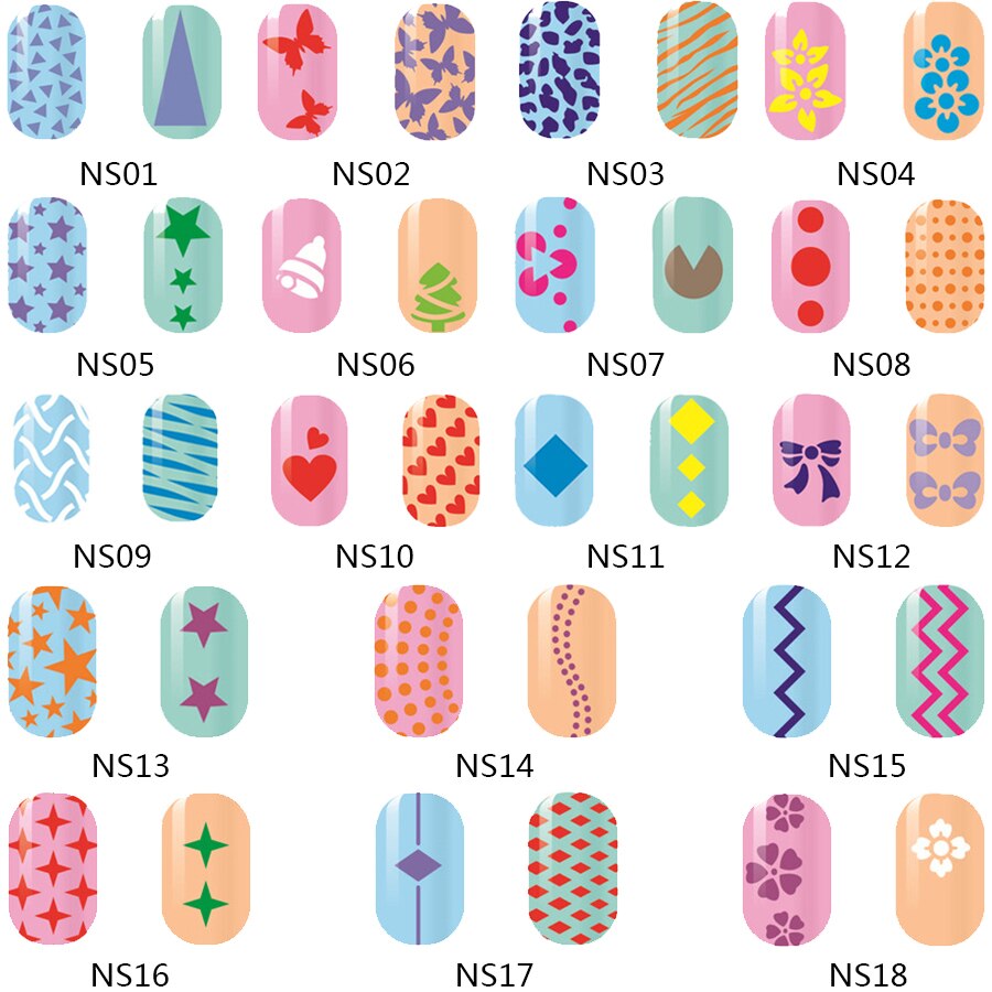 1pc blomma diy airbrush nagelkonst manikyr utskrift stämpel verktyg schabloner för nagellack nagel mall stämplingsplattor  ns02