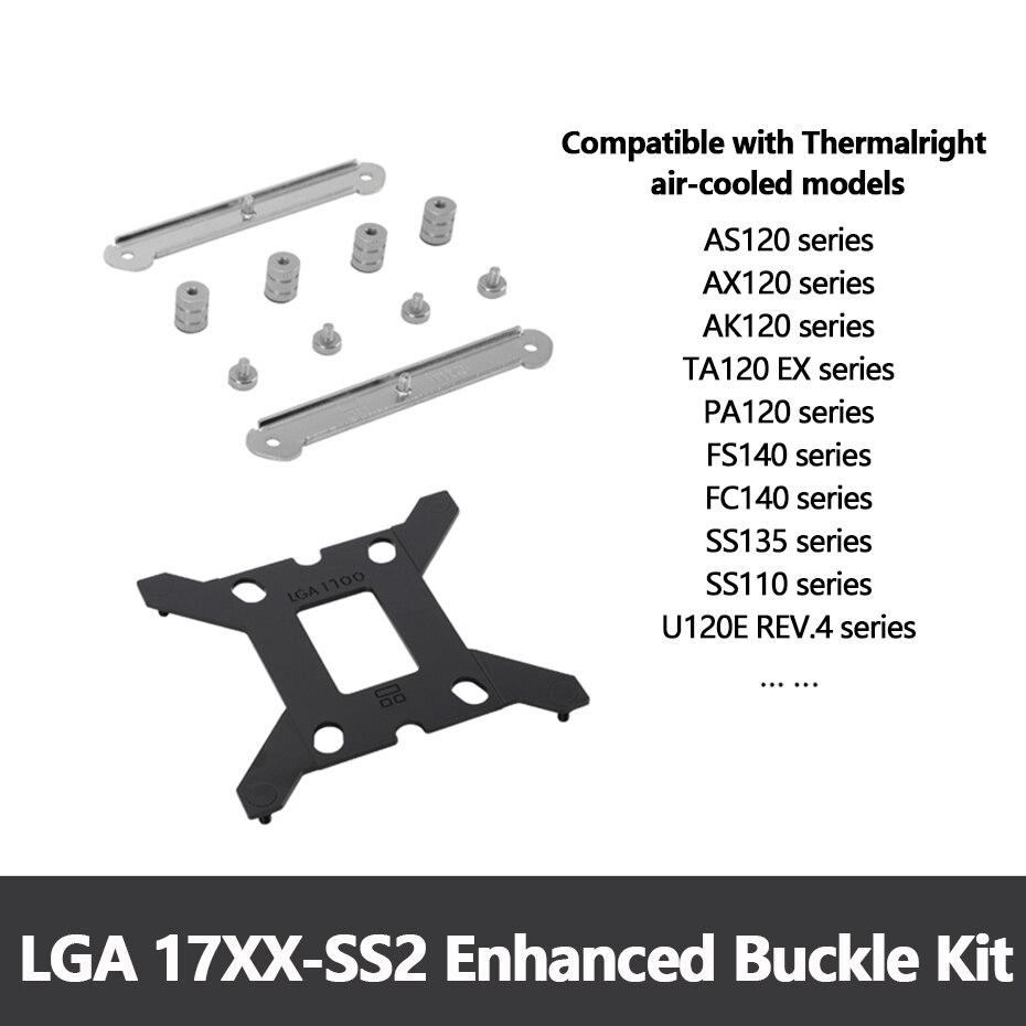 Thermalright – kit de radiateur de refroidissement à eau, plaque arrière de montage, Intel LGA1700 LGA17XX-SS2/LGA17XX-SS2 V1.1, série MINI: LGA17XX-SS2