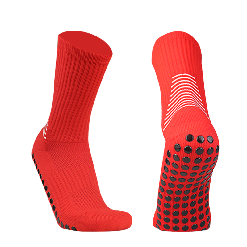 Mens Womens Heel Shield Pattern soccer Socks Sports Square Silicone Non-Slip Football Socks calcetines antideslizante futbol