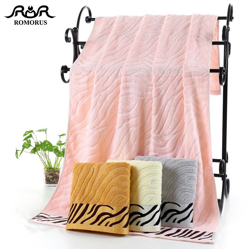 100% Toalla de bambú textura de tigre cara baño toalla Super suave absorbente fibra de bambú toallas de baño Toalla grande de playa