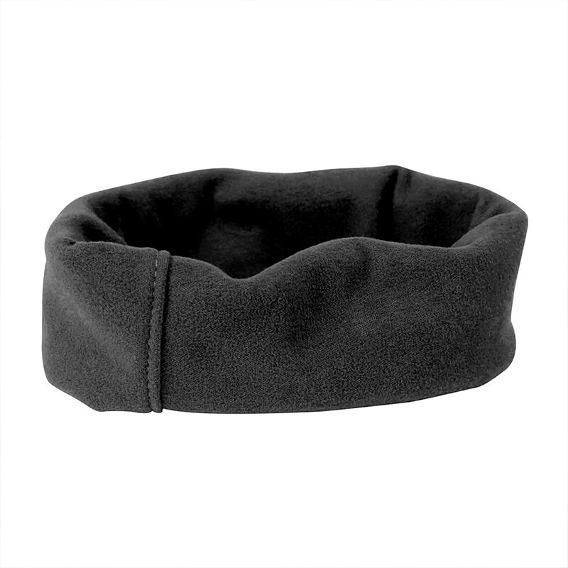 Cache-oreilles de toilettage pour chien, couvre-oreilles doux et , anti-bruit, couvre-oreilles en tissu, chapeau coupe-vent, accessoires pour animaux de compagnie, directe: black / L