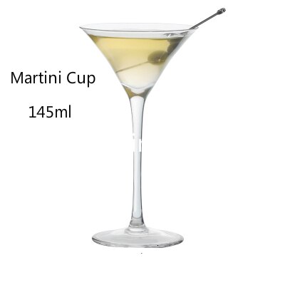 The Cocktail Glass European Household Goblet Drinking Glass Originality Bar Martini Cup Triangle Glass Party Verre Cocktail: A