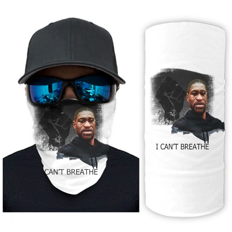 Groen Bos Bomen Landschap Print Bandana Gezichtsmasker Zon Sjaal Gezichtsmasker Wit Onesize: QTY002557