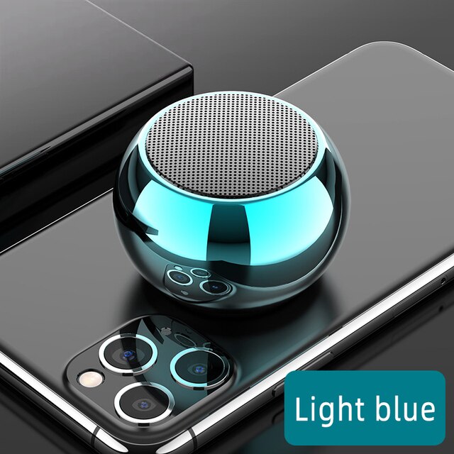 Mini Tragbare Drahtlose Caixa De Som Bluetooth Lautsprecher Musik Klang Kasten Blutooth Für Subwoofer Schallwand Bass Akustik Mp3 Spieler: M3 licht blau