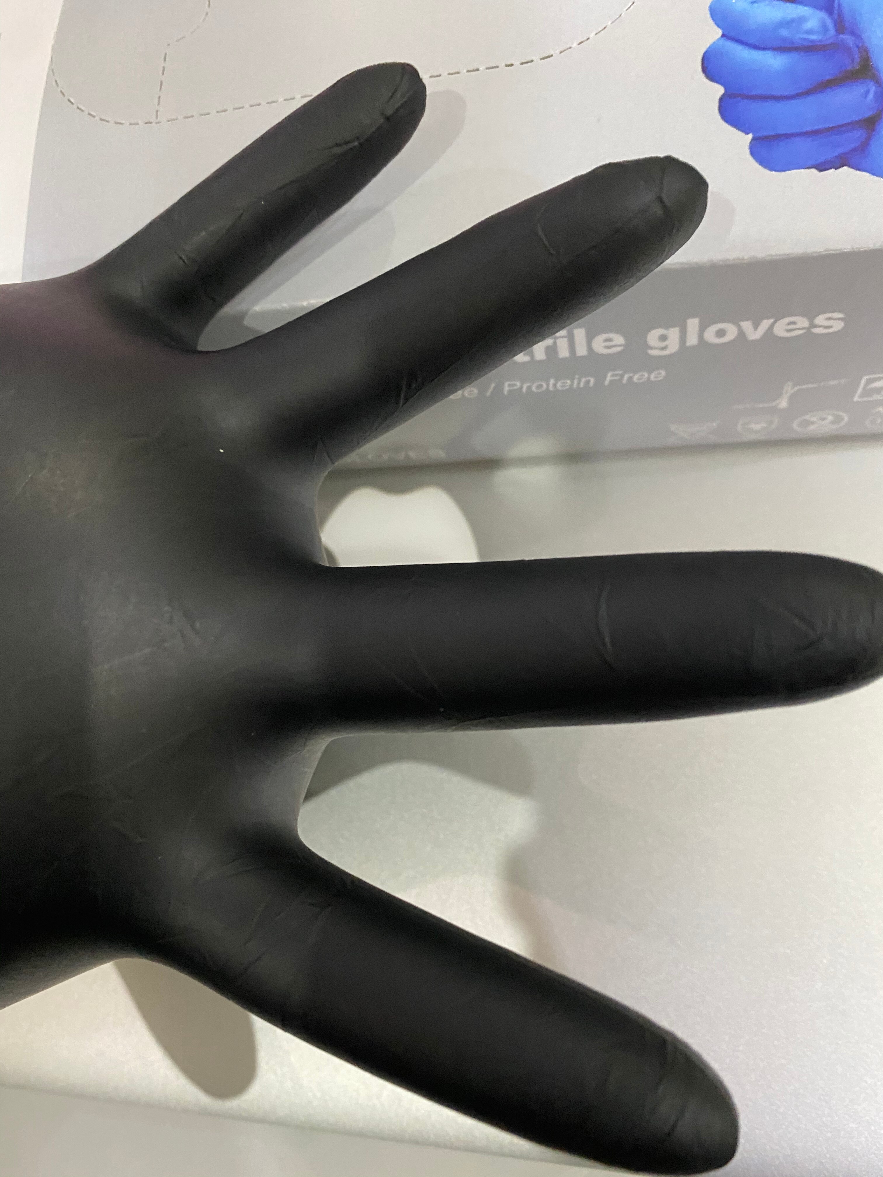 Black Disposable Nitrile Gloves Work Food Cooking Gloves Kitchen Waterproof Cleaning Gloves Protein Free Latex Free 20pcs to100p