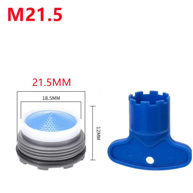 Faucet Aerator Replacement for Cache Aerators and Faucet Aerator Key Removal Tool Tap Aerators Flow Restrictor 16.5-24mm: Red