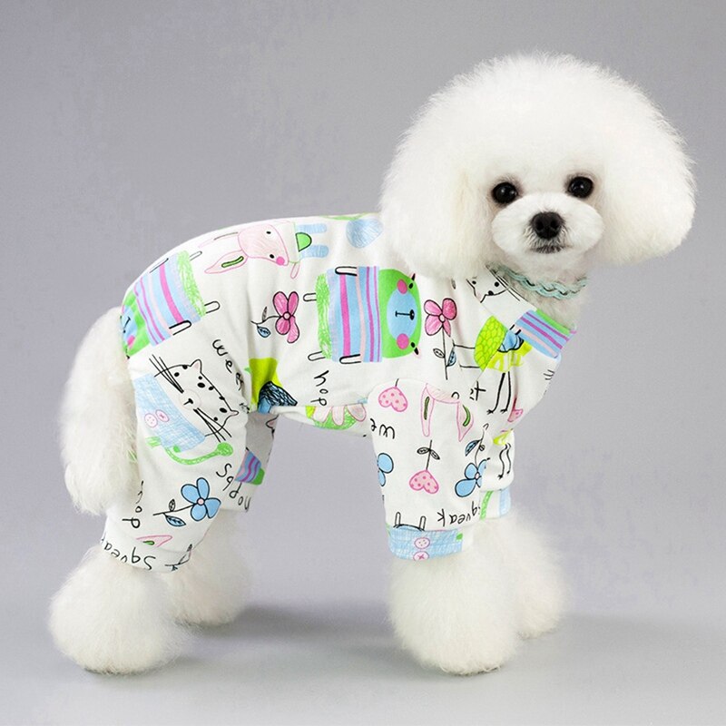 Pet Dog Jumpsuits Pet Pajamas Clothing For Dogs Rompers Cotton Pet Dog Clothes For Dogs Jacket Chihuahua Yorkshire hotPara Perro