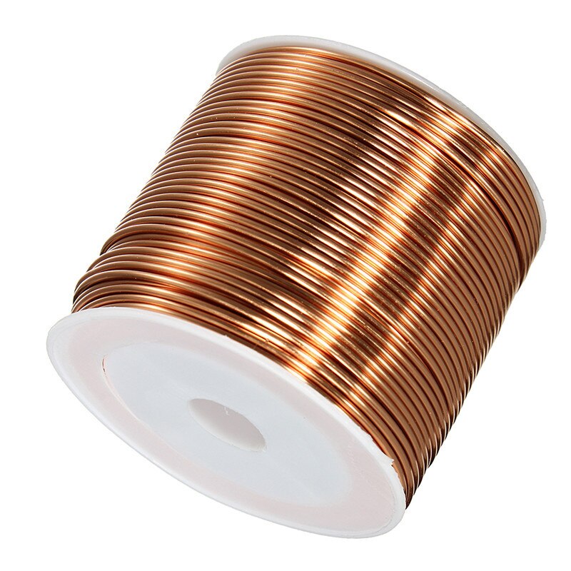 1 mm 25 mètres cuivre bobine aimant fil émaillé rond bobinage fil réparation émaillé cuivre rond fil