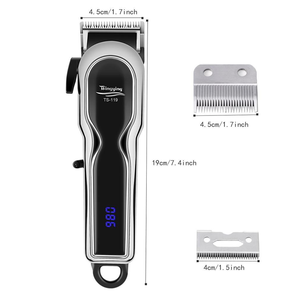 Tondeuse Professionele Multifunctionele Elektrische Tondeuse Voor Mannen Usb Oplaadbare Draadloze Tondeuse